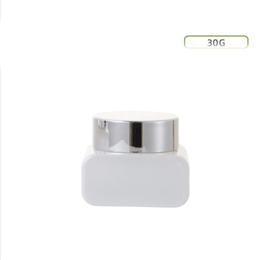 Pot en verre blanc 30G, couver - Gel Refill Pack avis et prix