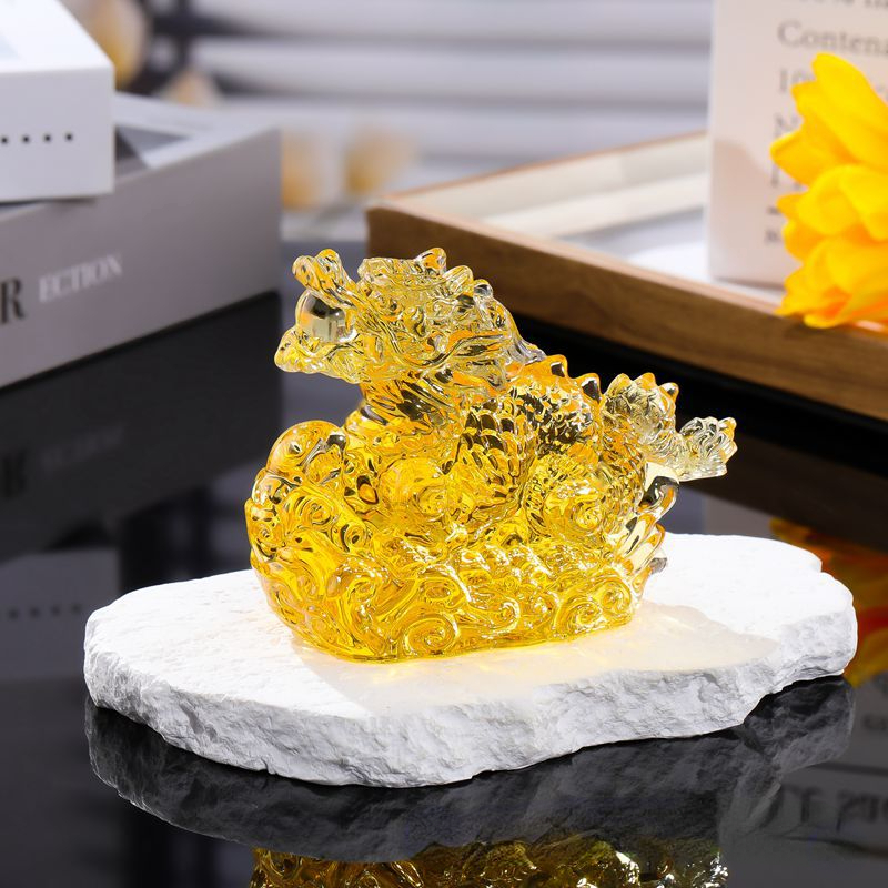 Figurine de dragon en verre po - Paper Weight Crystal avis et prix