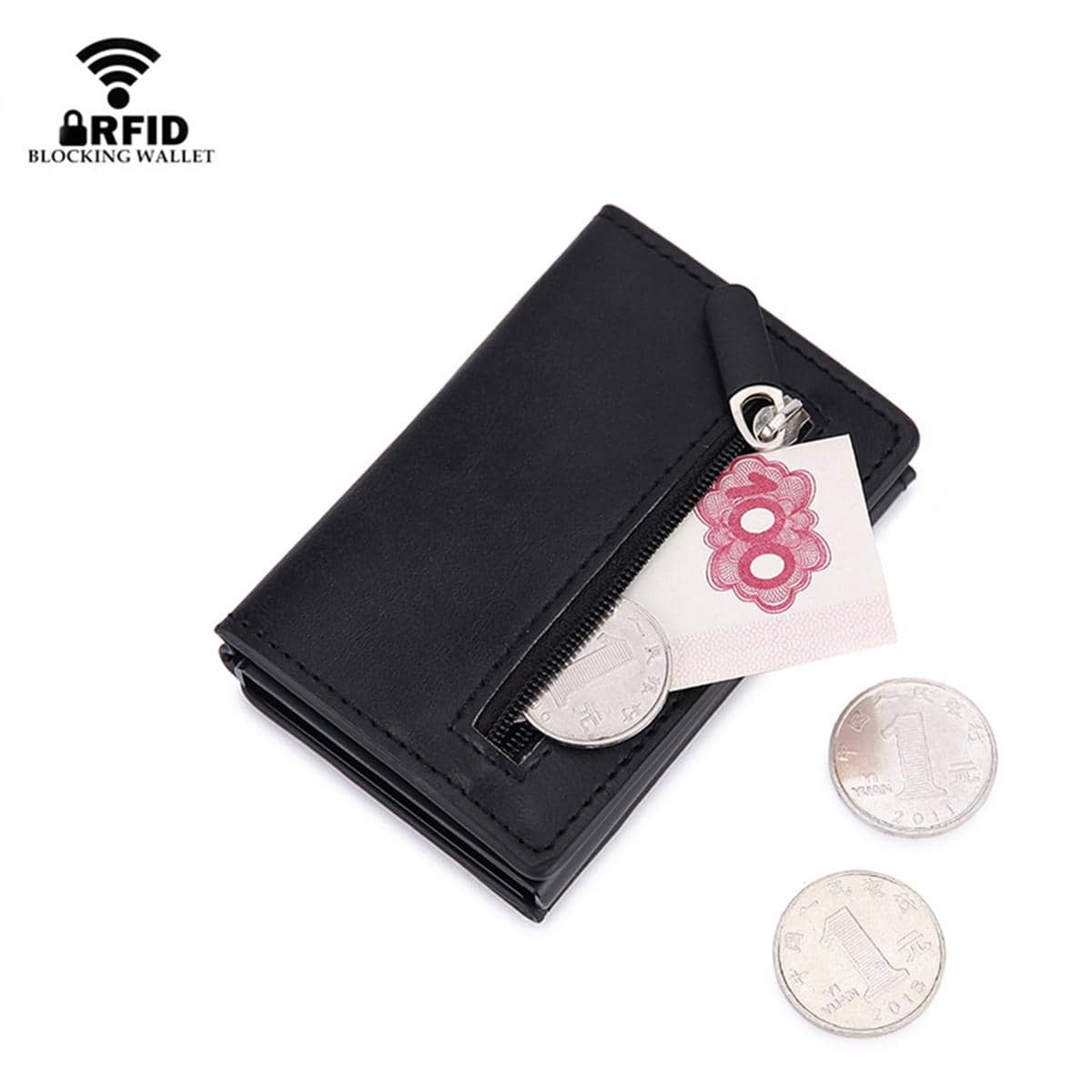 Portefeuille anti-RFID avec bl - Index Card Holder avis et prix