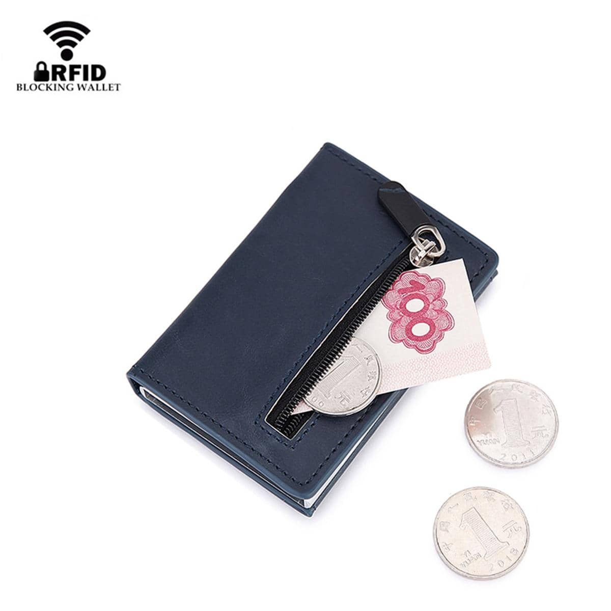 Portefeuille anti-RFID avec bl - Index Card Holder avis et prix