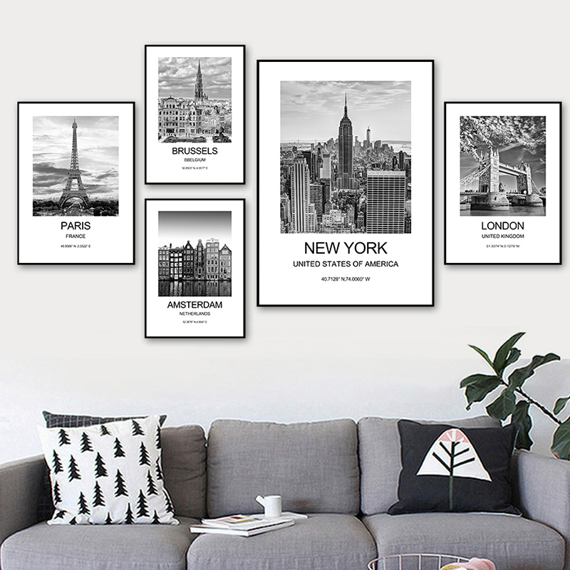 Affiche Murale de Ville de New - Ink Blotter Paper avis et prix