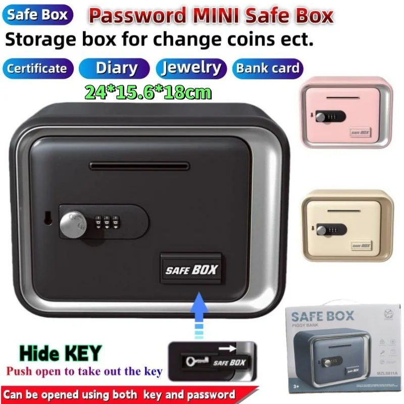 Coffre-fort 24x18x15cm avec se - Card Index Box avis et prix